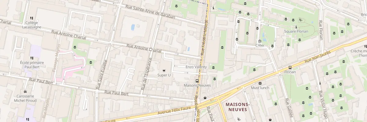 Plan du 154 Rue Antoine Charial à Lyon 3e Arrondissement