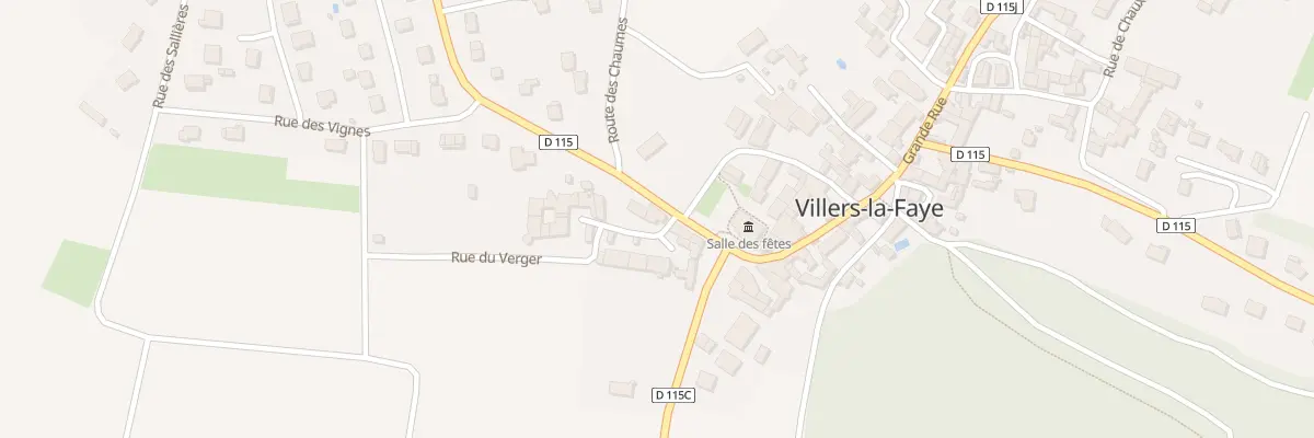 Plan du 1 Rte de Marey à Villers-la-Faye