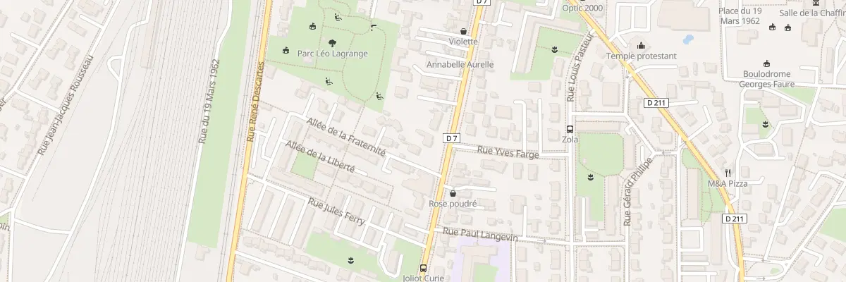 Plan du 104 Rue Jean Jaurès à Portes-lès-Valence