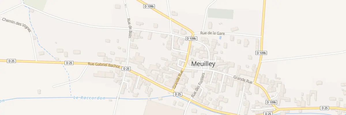 Plan du 7 Rle de la Boucherie à Meuilley