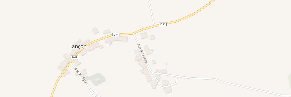 Plan du 3 Rue de Cornay à Lançon