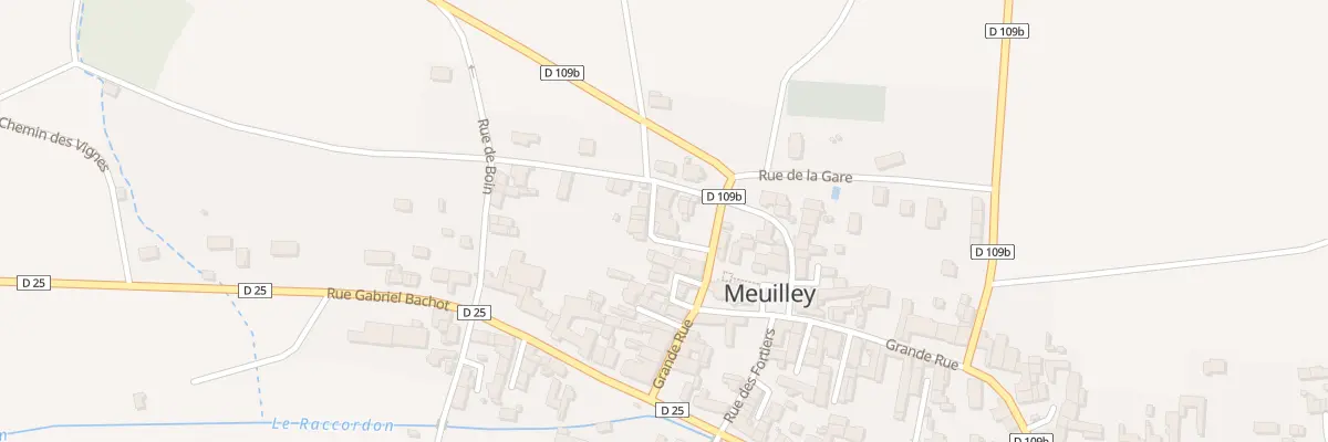 Plan du 2 Rle de Larrey à Meuilley