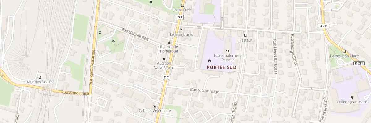 Plan du 127D Rue Jean Jaurès à Portes-lès-Valence