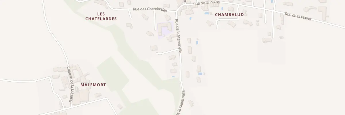 Plan du 6 Rue des Ecoles à Bougé-Chambalud