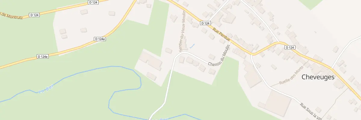 Plan du 11 Che du Moulin à Cheveuges