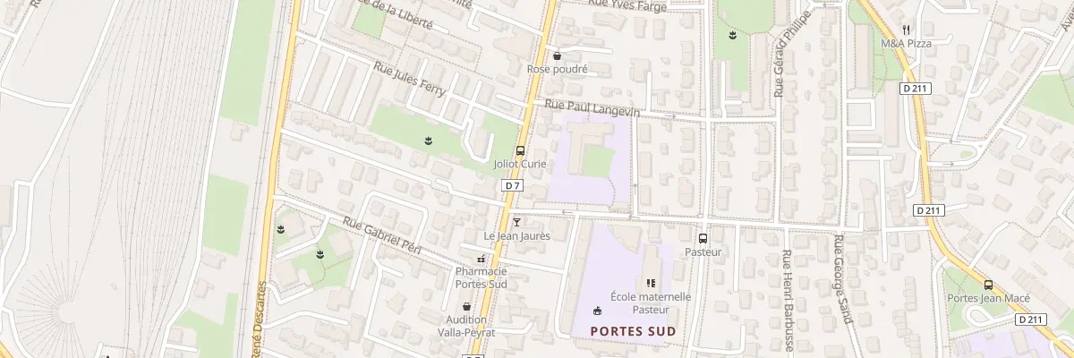 Plan du 107 Rue Jean Jaurès à Portes-lès-Valence