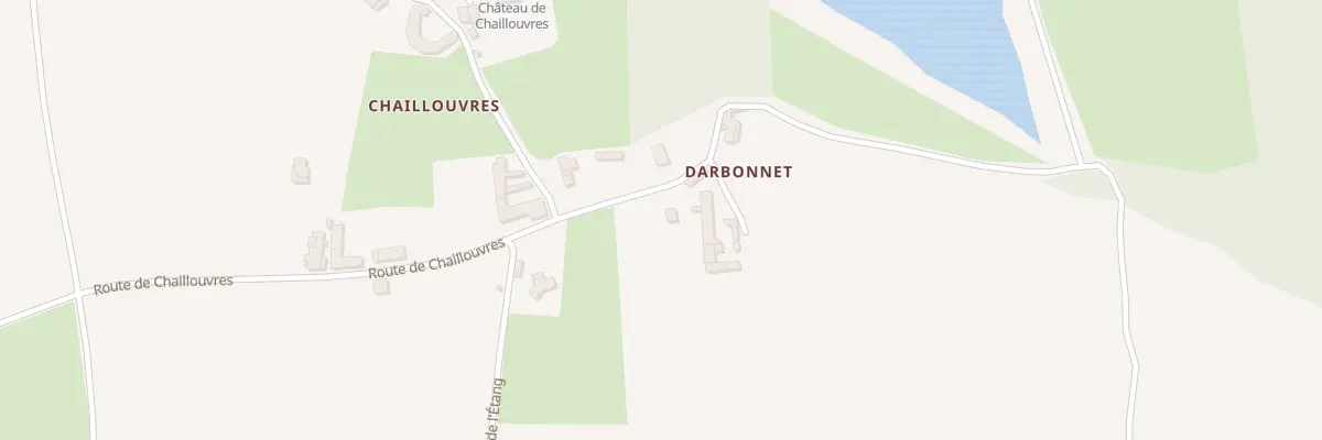 Plan du 1317 Rte de Chaillouvres à Chaneins