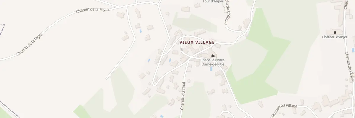 Plan du 36 Mte du Village à Anjou