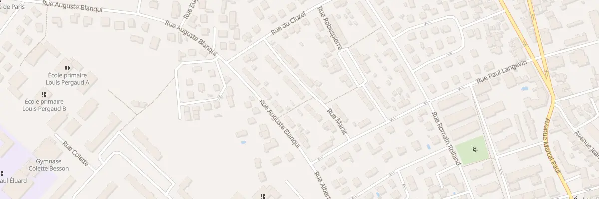 Plan du 14 Rue Marat à Vénissieux