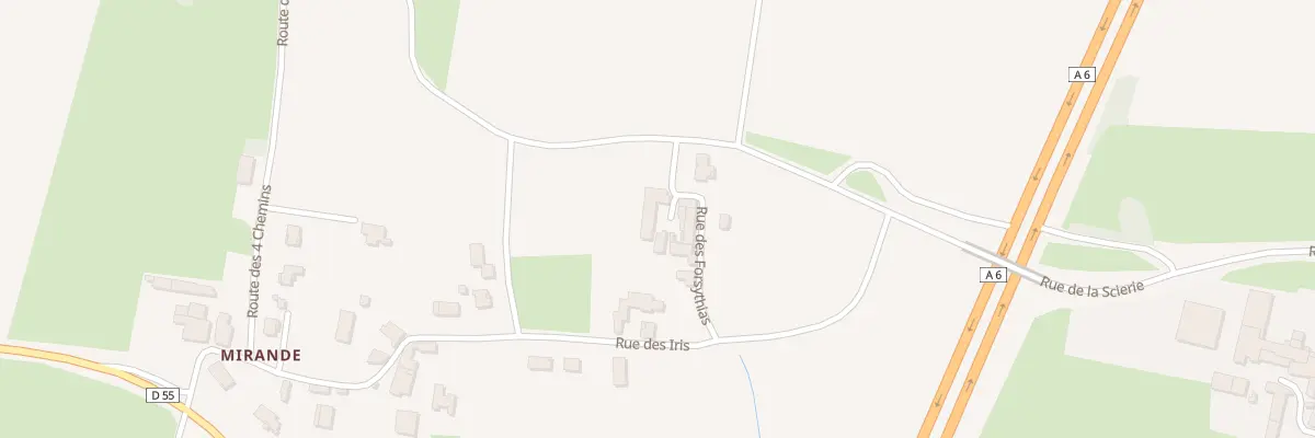 Plan du 5164 Mirande à Montbellet