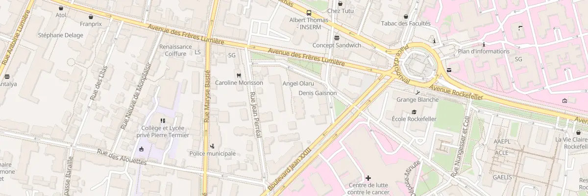 Plan du 10 Prom Léa et Napoléon Bullukian à Lyon 8e Arrondissement