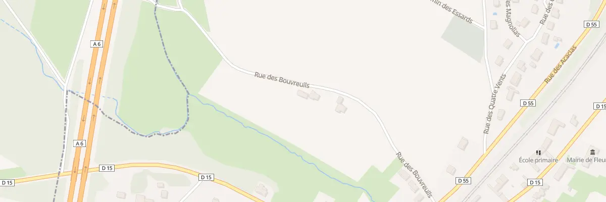 Plan du 5232F Rue des Bouvreuils à Fleurville