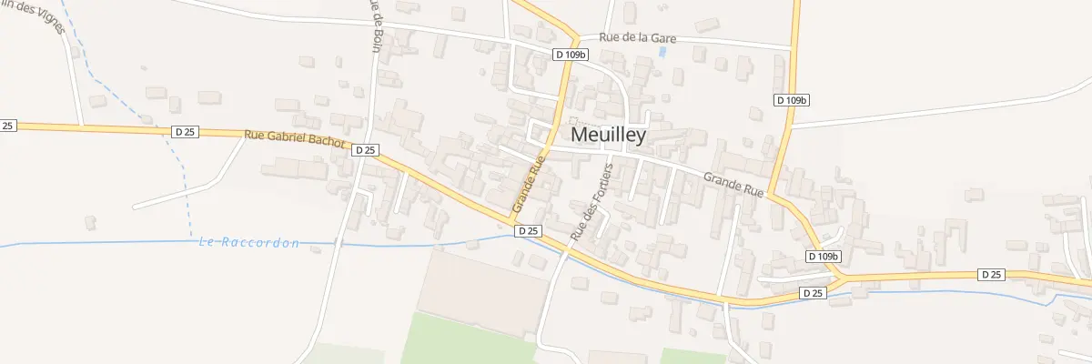 Plan du 6 Gr Grande Rue à Meuilley