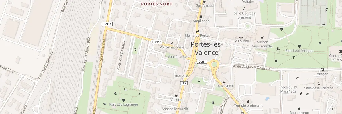 Plan du 78 Rue Jean Jaurès à Portes-lès-Valence