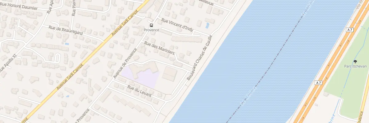 Plan du 8 Rue des Mariniers à Guilherand-Granges