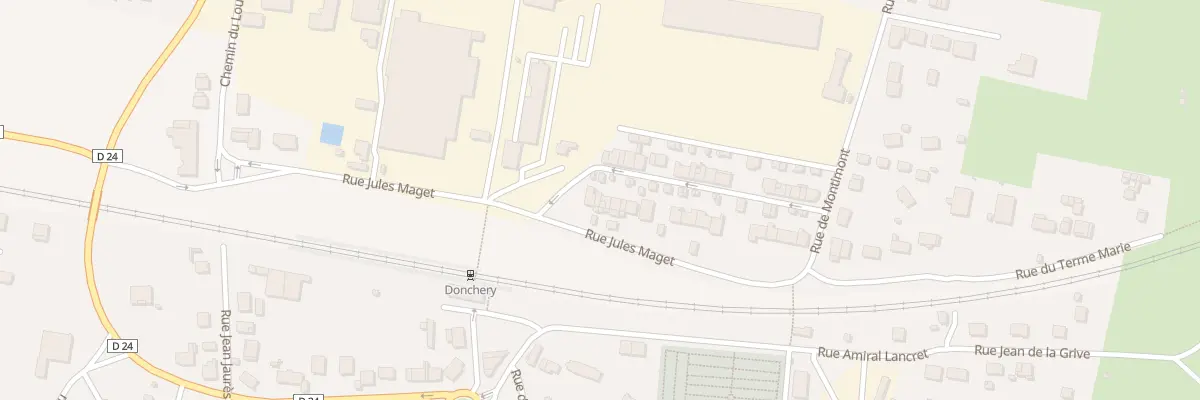 Plan du 15 Rue Jules Maget à Donchery
