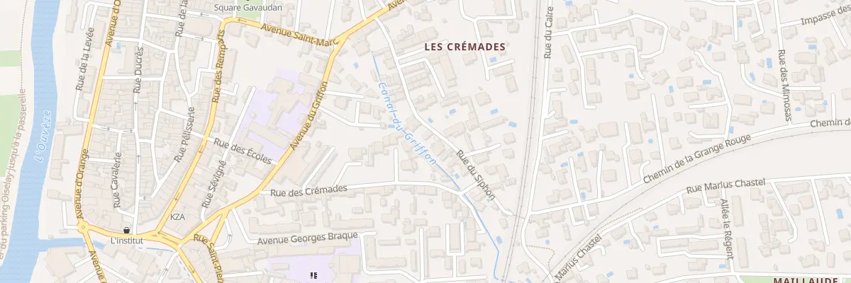 Plan du 135 Rue du Siphon à Sorgues