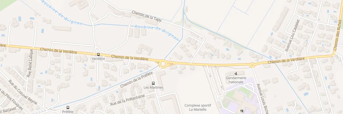 Plan du 847A Che de la Verdiere Mft à Avignon