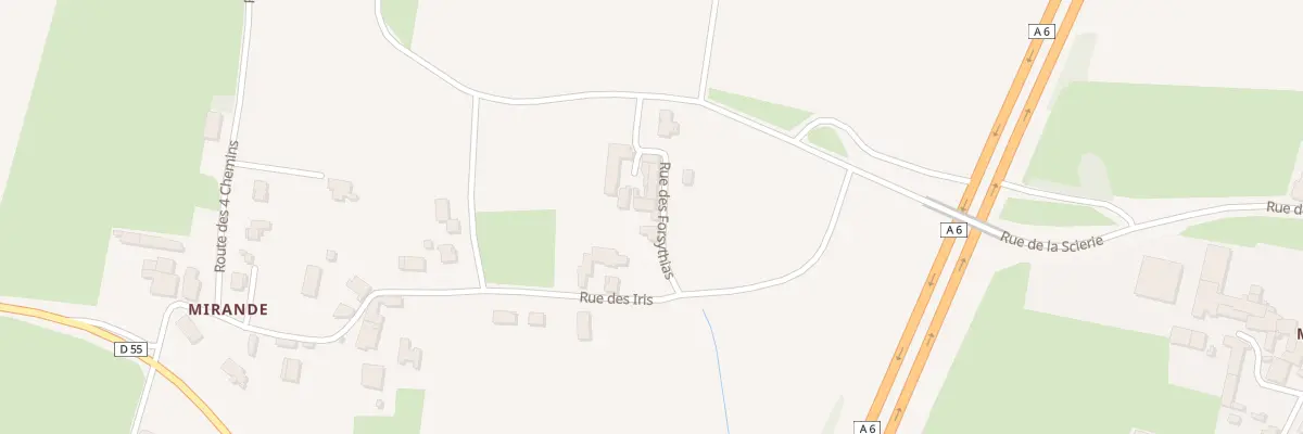 Plan du 5162 Mirande à Montbellet