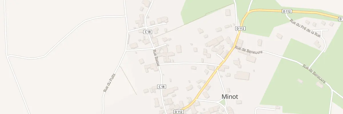Plan du 8 Rue des Ouches à Minot