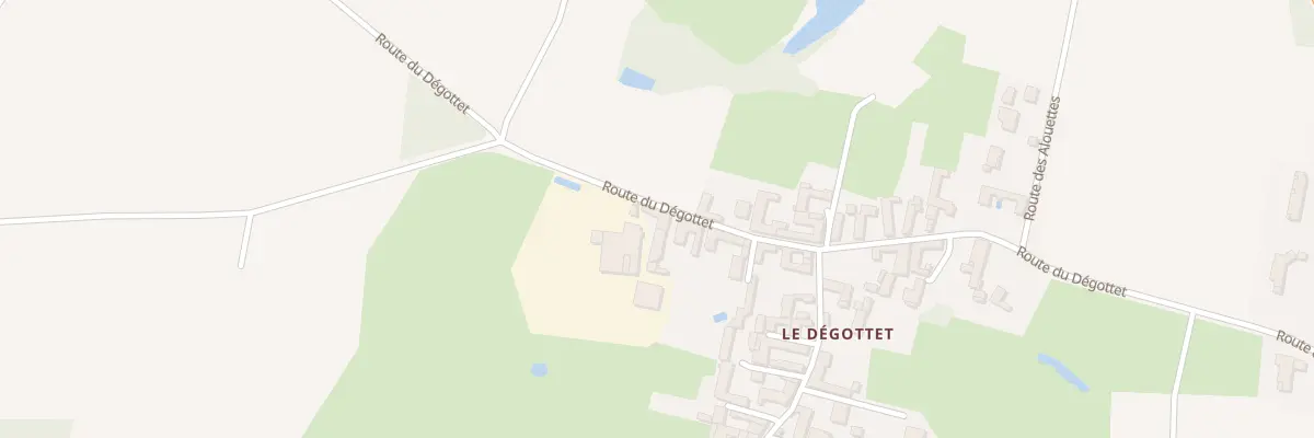 Plan du 1059 Rte du Degottet à Feillens