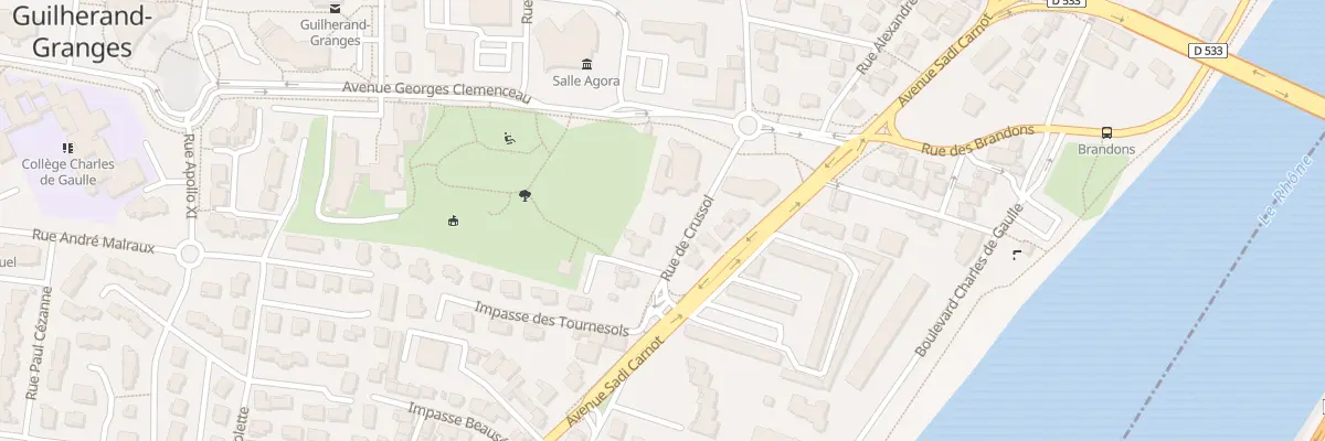 Plan du 388 Rue de Crussol à Guilherand-Granges