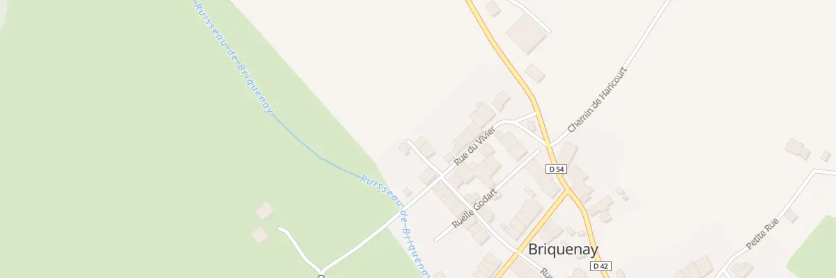 Plan du 5070 Rue de la Cure à Briquenay
