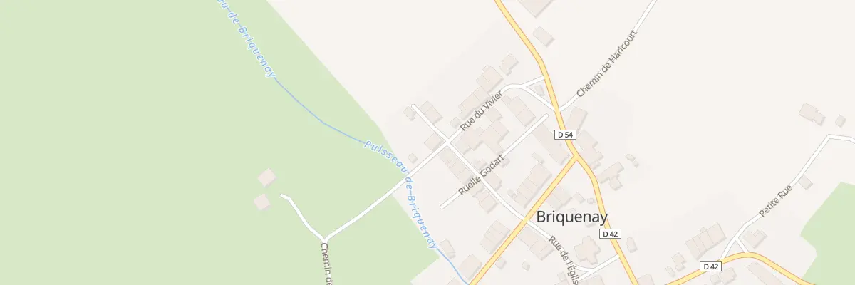 Plan du 9 Rue du Vivier à Briquenay