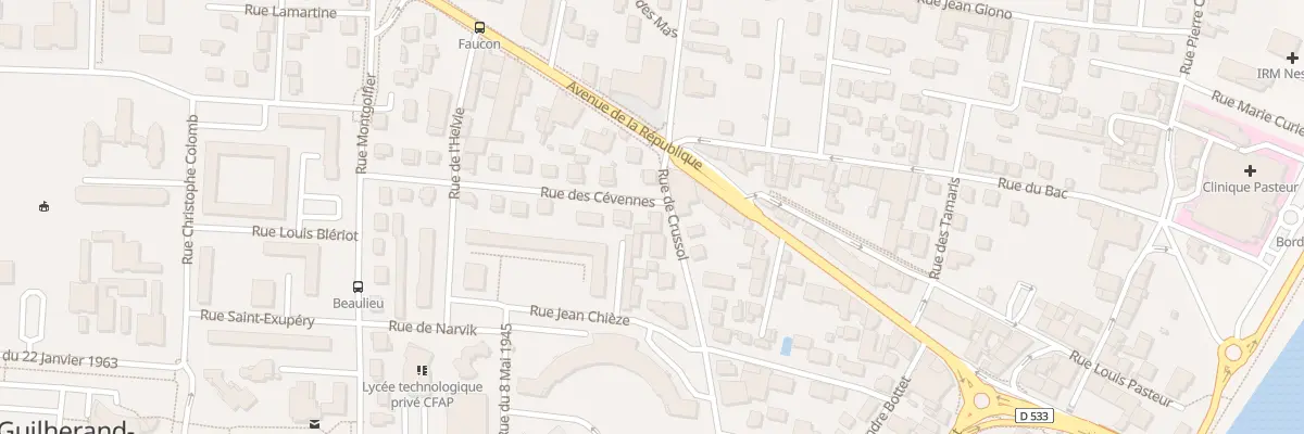 Plan du 50 Rue de Crussol à Guilherand-Granges