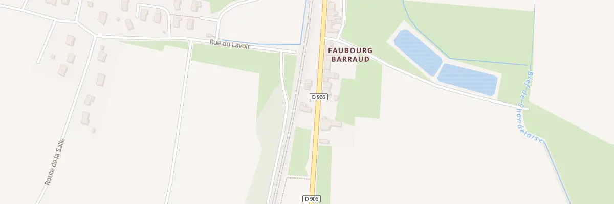 Plan du 934 Rte Dep 906 Quart Barraud à Saint-Albain