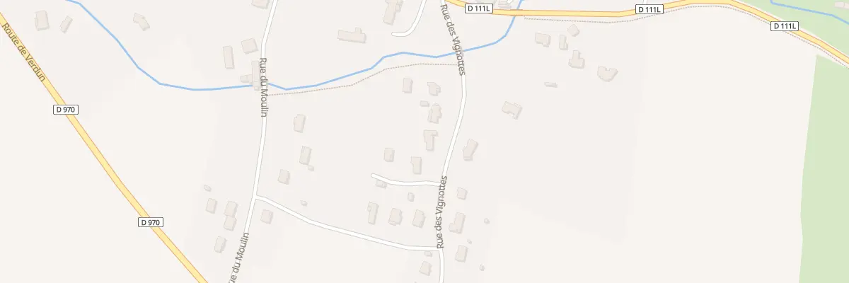Plan du 6 Rue des Vignottes à Levernois