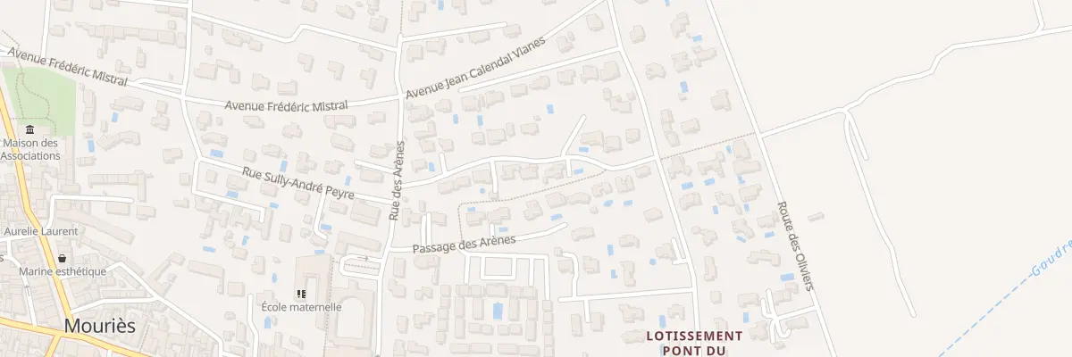 Plan du 11 Lot l’Espigau à Mouriès