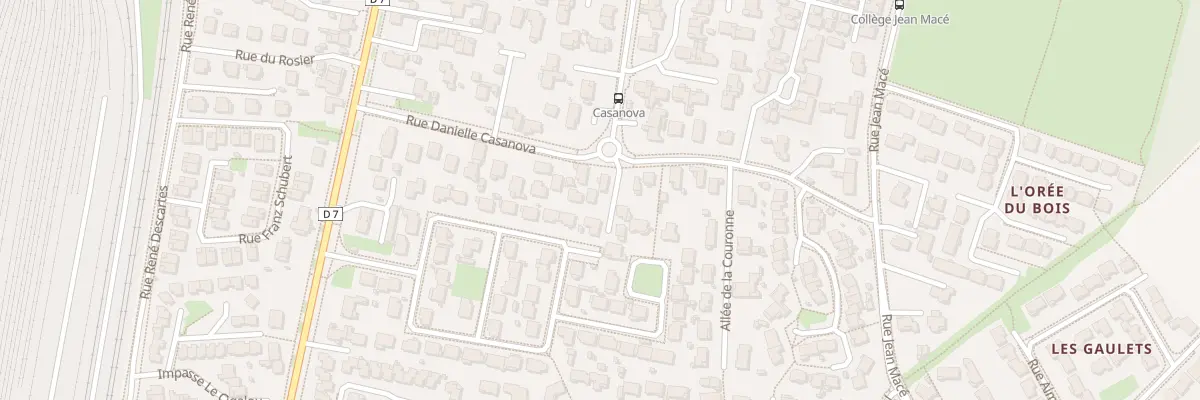 Plan du 14 Rue Daniele Casanova à Portes-lès-Valence