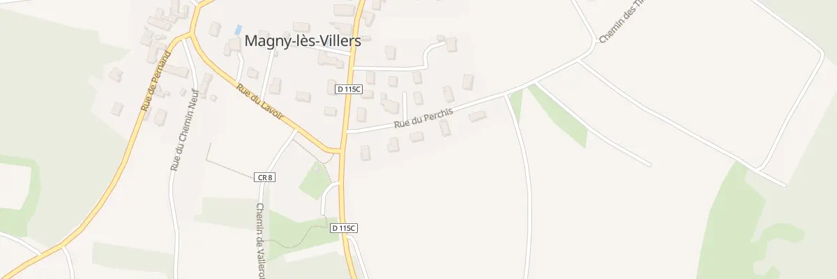 Plan du 6B Rue du Perchis à Magny-lès-Villers