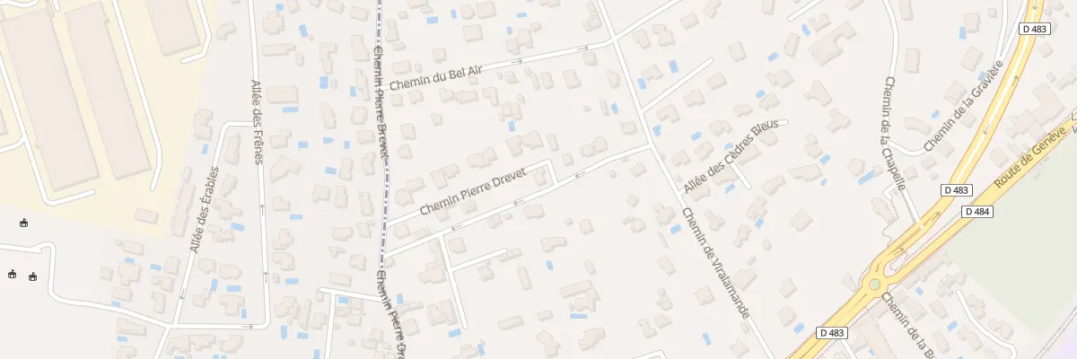 Plan du 7 Che du Lt Michaud à Rillieux-la-Pape