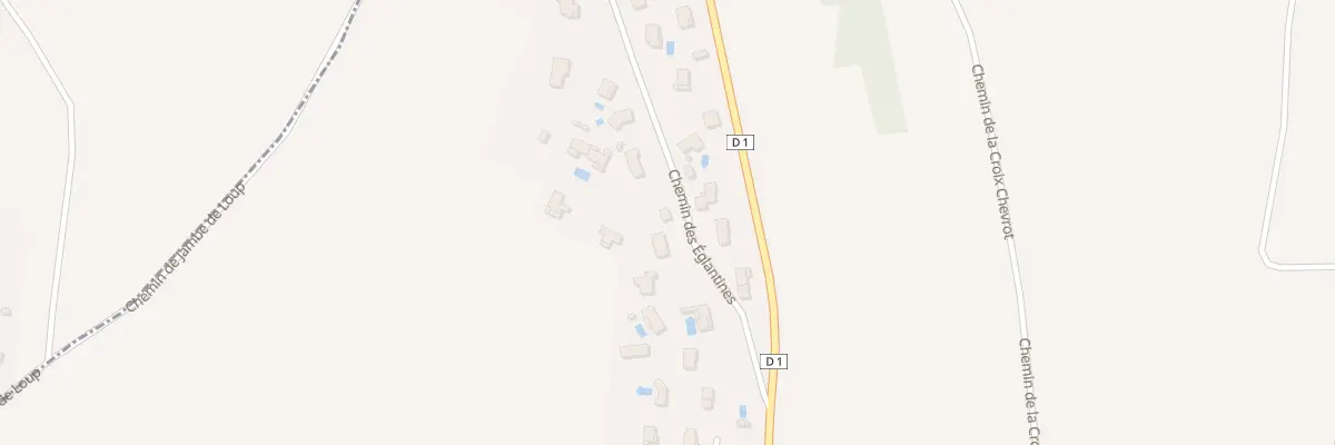 Plan du 16 Che des Eglantines à Sathonay-Village