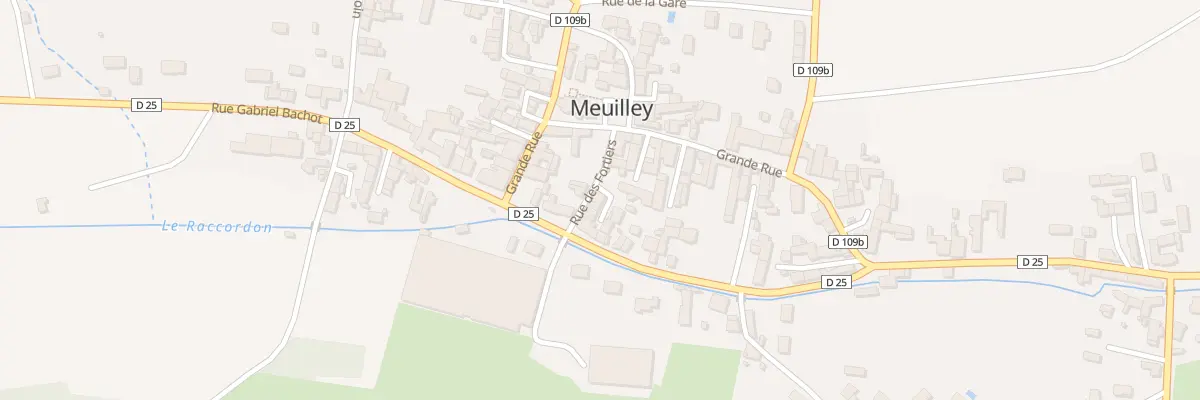 Plan du 7 Rue des Fortiers à Meuilley