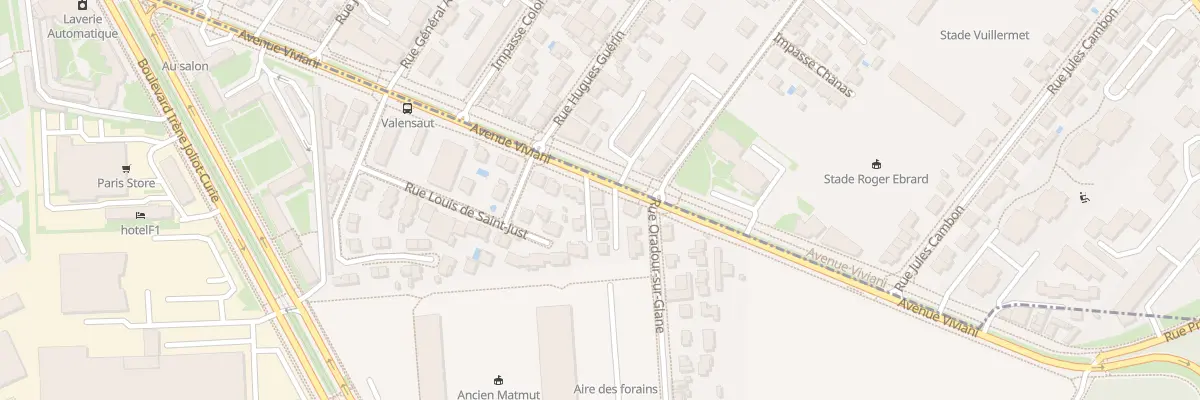 Plan du 108 Av Viviani à Vénissieux
