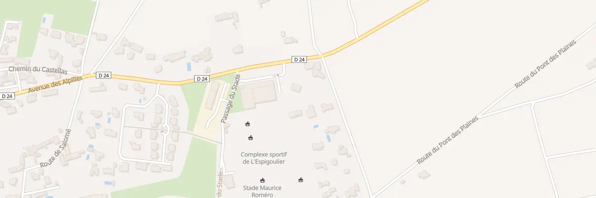 Plan du 40 Av des Alpilles à Mouriès