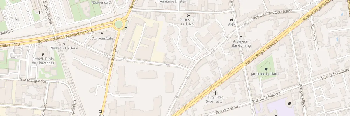 Plan du 33 Rue Léon Fabre à Villeurbanne