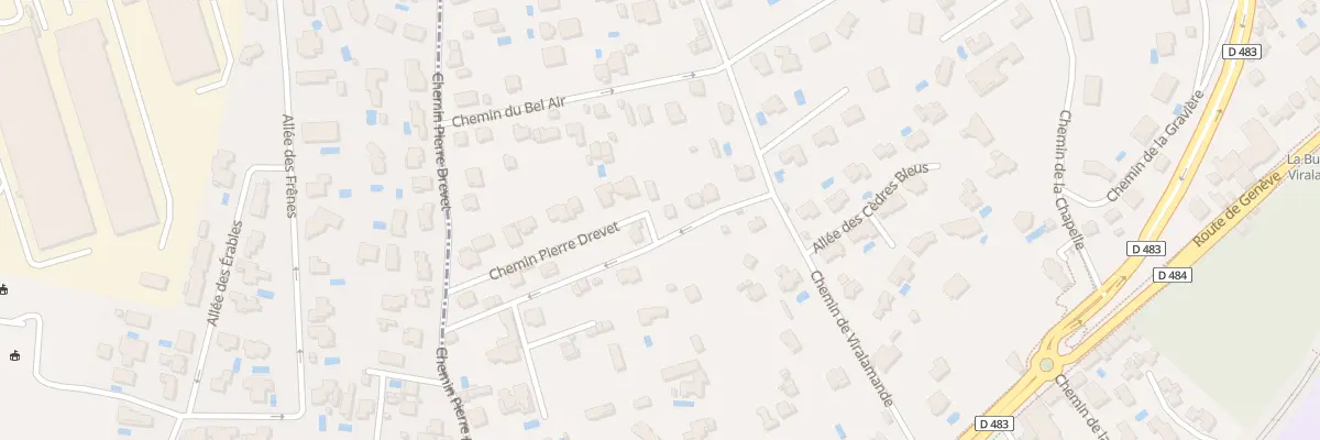 Plan du 7B Che du Lt Michaud à Rillieux-la-Pape
