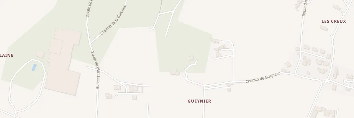 Plan du 165 Che de Gueynier à Mercurol-Veaunes