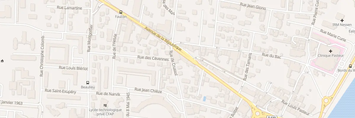 Plan du 23 Rue de Crussol à Guilherand-Granges