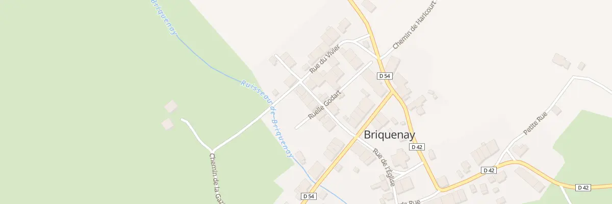 Plan du 7 Rue de la Cure à Briquenay