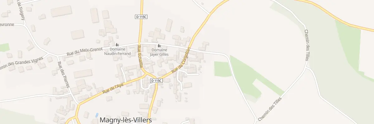 Plan du 6 Rue de Corgoloin à Magny-lès-Villers