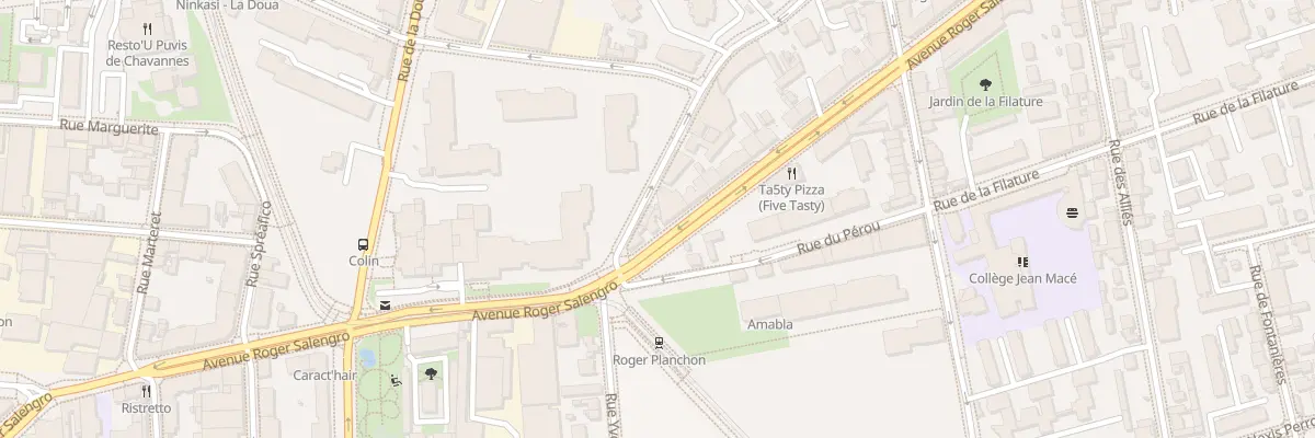Plan du 83B Av Roger Salengro à Villeurbanne