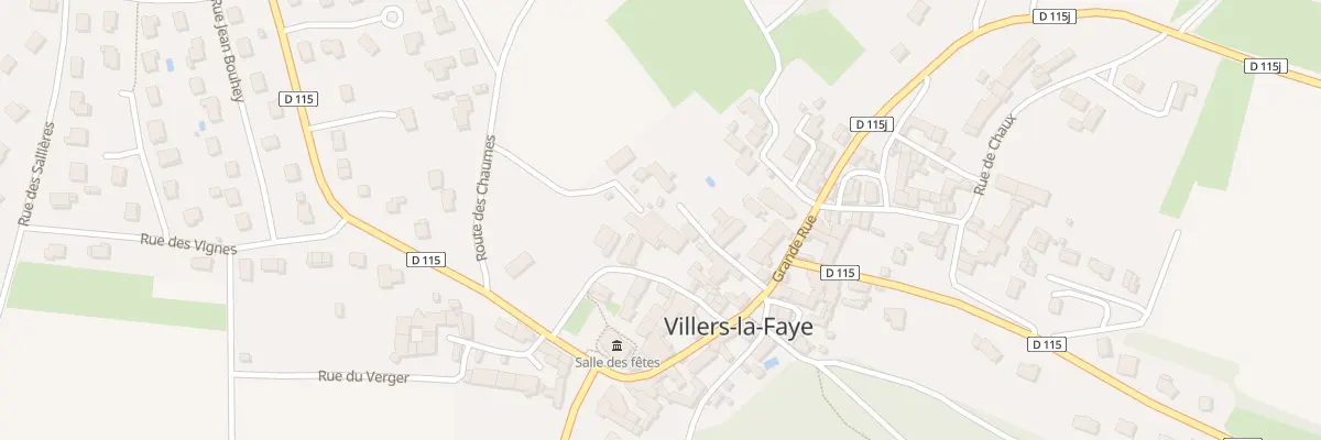 Plan du 6 Rue de l’Ancienne Cure à Villers-la-Faye
