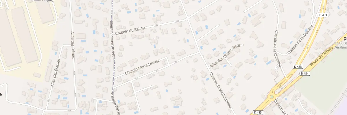Plan du 9 Che du Lt Michaud à Rillieux-la-Pape