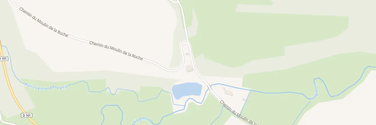 Plan du 5004 Au Dessus de Pont de la Ro à Frénois