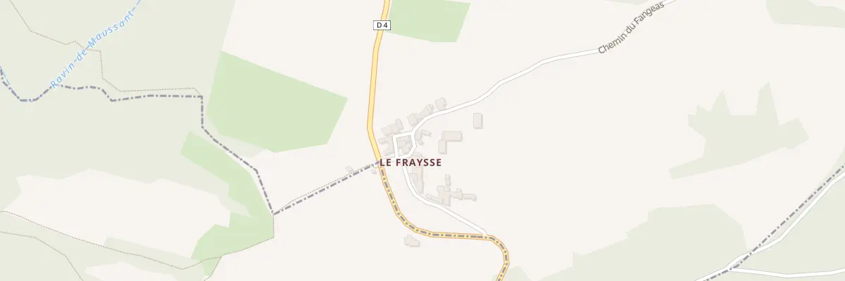 Plan du 68 Che du Fangeas à Montjoyer